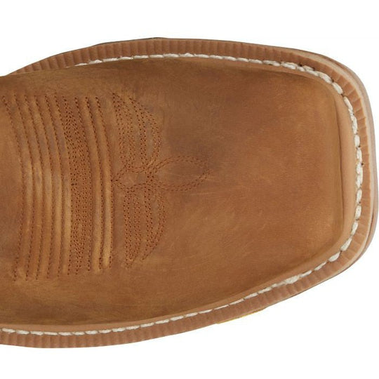 Justin Men's Montana 11" Nano Composite Toe Waterproof Work Boot - Rust Brown - CR2124 - Overlook Boots