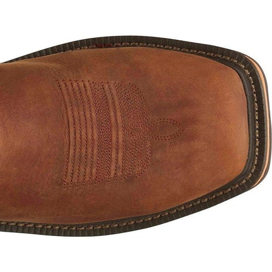Justin Men's Resistor 11" Nano Composite Toe Slip Resistant Work Boot - Russet Blue - CR4010 - Overlook Boots