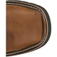 Justin Men's Ames 11" Soft Toe Waterproof Pull On Slip Resistant Work Boot - Walnut Brown - HL4224 - Overlook Boots