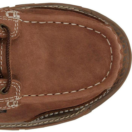 Justin Men's Corbett 5" Alloy Toe Waterproof Met Guard Slip Resistant Work Shoe - Barley Brown - SE255 - Overlook Boots