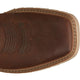 Justin Men's Buster 11" Square Toe Slip Resistant Pull On Work Boot - Pecan Brown - SE3100 - Overlook Boots