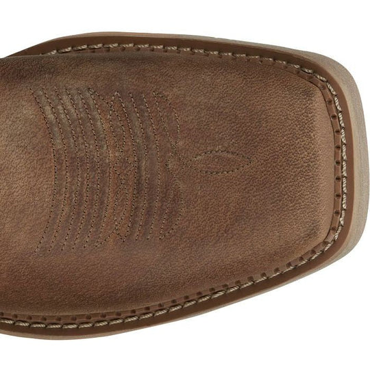 Justin Men's Bolt 11" Composite Toe Slip Resistant Western Work Boot - Peanut Tan - SE4115 - Overlook Boots