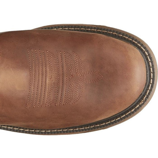 Justin Men's Rush 11" Nano Composite Toe Waterproof Slip Resistant Work Boot - Barley Brown - SE4334 - Overlook Boots