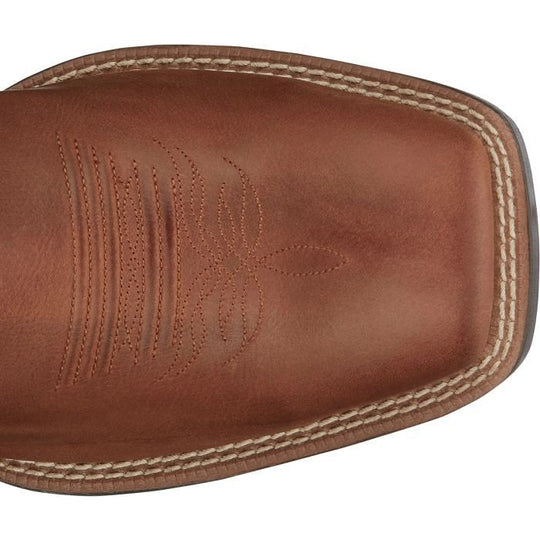 Justin Men's Canter 11" Steel Toe Slip Resistant Western Work Boot - Whiskey Brown - SE4511 - Overlook Boots