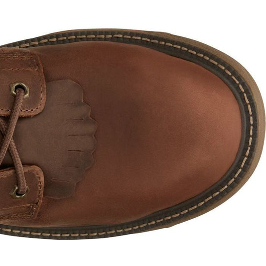 Justin Men's Rush 6" Nano Composite Toe Waterproof Slip Resistant Work Boot - Barley Brown - SE466 - Overlook Boots