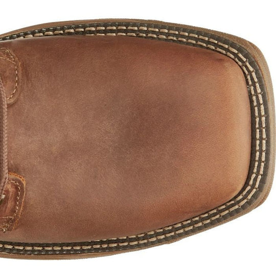 Justin Men's Rush 8" Waterproof Lace Up Slip Resistant Work Boot - Barley Brown - SE467 - Overlook Boots