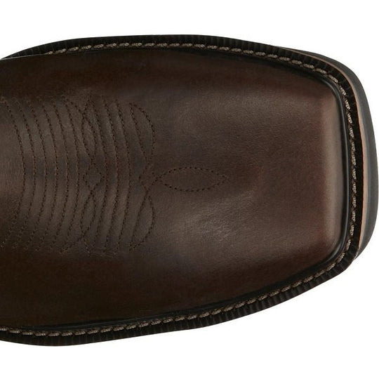 Justin Men's Trekker 11" Composite Toe Waterproof Slip Resistant Work Boot - Chocolate Brown - SE4677 - Overlook Boots