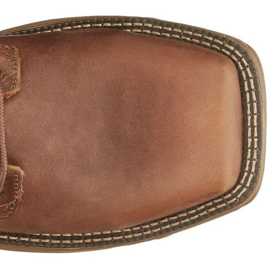 Justin Men's Rush 8" Nano Composite Toe Waterproof Lace Up Work Boot - Barley Brown - SE468 - Overlook Boots