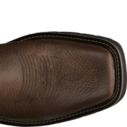 Justin Men's Driller 11" Square Toe Slip Resistant Work Boot - Copper - SE4683 - Overlook Boots