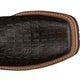 Justin Men's Derrickman 12" Composite Toe Slip Resistant Work Boot - Brown Croc Print - SE4833 - Overlook Boots