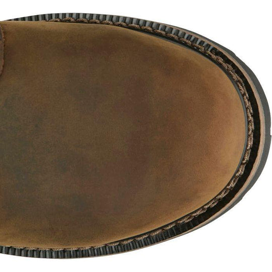 Justin Men's Pulley 8" Nano Composite Toe Waterproof Met Guard Lace Up Work Boot - Whiskey Brown - SE630 - Overlook Boots