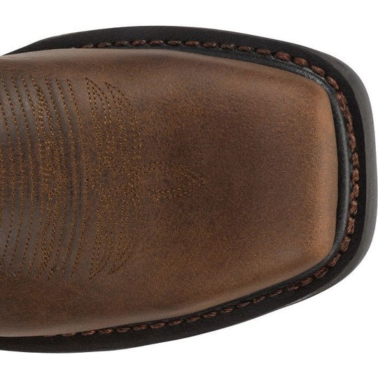 Justin Men's Tanker 11" Steel Toe Slip Resistant Work Boot - Brown - WK2104 - Overlook Boots