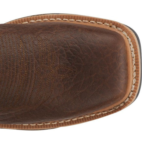 Justin Men's RoughNeck 12" Steel Toe Waterproof Work Boot - Walnut Brown - WK2115 - Overlook Boots