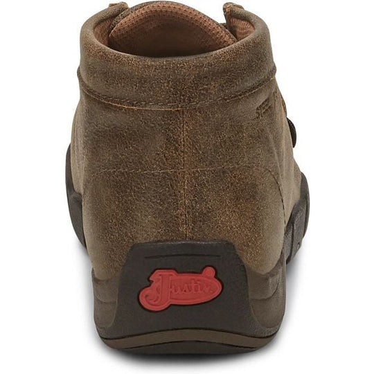Justin Men's Cappie Steel Toe Slip Resistant Work Boot - Tan Bomber - 237 - Overlook Boots