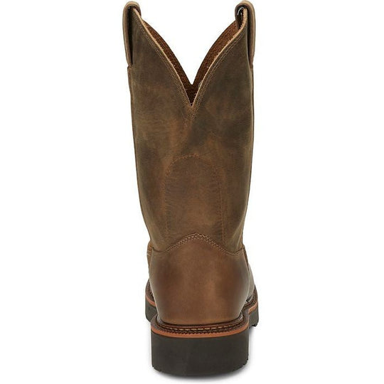 Justin Men's Blueprint 11” Slip Resistant Work Boot - Tan Gaucho - 4440 - Overlook Boots
