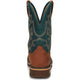 Justin Men's Resistor 11" Nano Composite Toe Slip Resistant Work Boot - Russet Blue - CR4010 - Overlook Boots