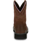 Justin Women's Wanette 8" Steel Toe Waterproof Slip Resistant Work Boot - Aged Bark Brown - GY9980 - Overlook Boots