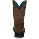 Justin Women's Tasha 11" Steel Toe Waterproof Western Work Boot -Brown- GY9991 - Overlook Boots