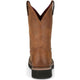 Justin Men's Ames 11" Steel Toe Waterproof Slip Resistant Work Boot - Walnut Brown - HL4225 - Overlook Boots