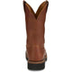 Justin Men's Lafayette 11" Soft Toe Waterproof Pull On Slip Resistant Work Boot - Cinnamon Brown - HL4226 - Overlook Boots