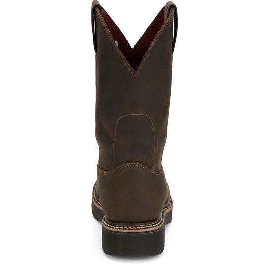 Justin Men's USA Made Billings 11" Steel Toe Waterproof Western Work Boot - HL4235 - Overlook Boots