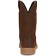 Justin Men's Buster 11" Steel Square Toe Waterproof Slip Resistant Work Boot - Pecan Brown - SE3101 - Overlook Boots