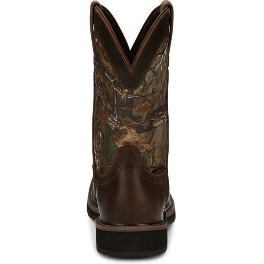 Justin Trekker Bota Vaquera de Trabajo para Hombre, 11 Pulgadas, Impermeable - Realtree - SE4676 - Imagen 6