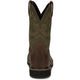 Justin Men's Driller 11" Steel Toe Western Work Boot -Brown/Green- SE4688 - Overlook Boots