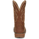 Justin Men's Rush 11" Waterproof Slip Resistant Work Boot - Saddle Tan - WK4330 - Overlook Boots