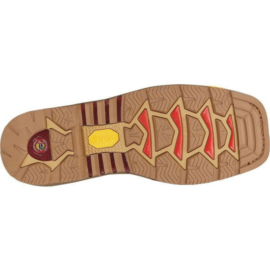 Justin Men's Montana 11" Nano Composite Toe Waterproof Work Boot - Rust Brown - CR2124 - Overlook Boots