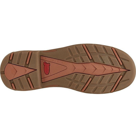 Justin Men's Rush 11" Waterproof Round Toe Pull-On Work Boot - Barley Brown - SE4332 - Overlook Boots