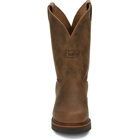 Justin Men's Blueprint 11” Slip Resistant Work Boot - Tan Gaucho - 4440 - Overlook Boots