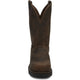 Justin Men's Balusters 11" Steel Toe Slip Resistant Work Boot - Bay Gaucho Brown - 4445 - Overlook Boots