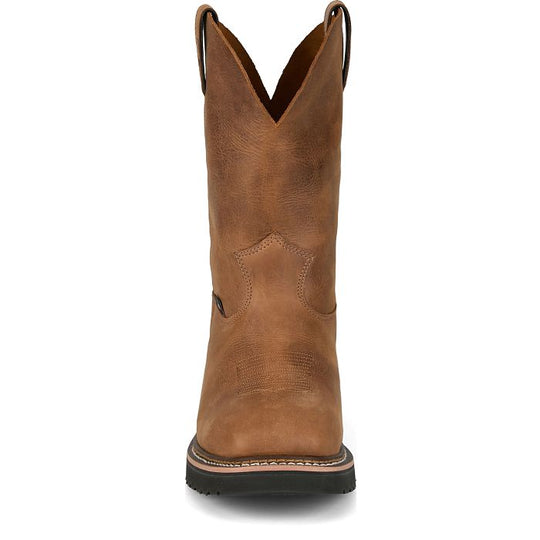 Justin Men's Ames 11" Steel Toe Western Work Boot - HL4223 - Overlook Boots