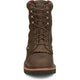 Justin Men's Rivot 8" Lace Up Slip Resistant Western Work Boot - Hickory Brown - OW440 - Overlook Boots