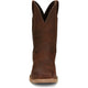 Justin Men's Buster 11" Steel Square Toe Waterproof Slip Resistant Work Boot - Pecan Brown - SE3101 - Overlook Boots