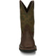 Justin Men's Keavan 11" Steel Toe Waterproof Met Guard Slip Resistant Work Boot - Dark Brown - SE4570 - Overlook Boots