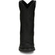 Justin Men's Dorsal 11" Round Toe Waterproof Slip Resistant Pull On Work Boot - Onyx Black - SE4637 - Overlook Boots
