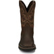 Justin Men's Driller 11" Square Toe Slip Resistant Work Boot - Dark Brown - SE4681 - Overlook Boots