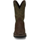 Justin Men's Driller 11" Square Toe Slip Resistant Work Boot - Brown - SE4687 - Overlook Boots