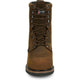 Justin Men's Pulley 8" Nano Composite Toe Waterproof Met Guard Lace Up Work Boot - Whiskey Brown - SE630 - Overlook Boots