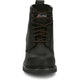 Justin Men's Dayworker 6" Waterproof Slip Resistant Lace Up Work Shoe - Onyx Black - SE637 - Overlook Boots