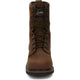 Justin Men's Drywall 8" Steel Toe Waterproof Lace Up Slip Resistant Work Boot - Brown - SE961 - Overlook Boots
