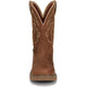 Justin Men's Rush 11" Waterproof Slip Resistant Work Boot - Saddle Tan - WK4330 - Overlook Boots