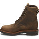 Justin Men's Blueprint 8" Lace Up Slip Resistant Work Boot - Tan Gaucho - 440 - Overlook Boots