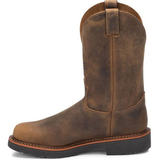Justin Men's Blueprint 11” Slip Resistant Work Boot - Tan Gaucho - 4440 - Overlook Boots