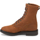 Justin Men's Conductor 8" Slip Resistant Made in USA Work Boot - Hazel - 760 - Overlook Boots