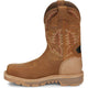 Justin Men's Montana 11" Nano Composite Toe Waterproof Work Boot - Rust Brown - CR2124 - Overlook Boots