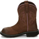 Justin Women's Wanette 8" Steel Toe Waterproof Slip Resistant Work Boot - Aged Bark Brown - GY9980 - Overlook Boots