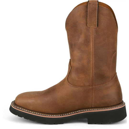 Justin Men's Ames 11" Steel Toe Western Work Boot - HL4223 - Overlook Boots